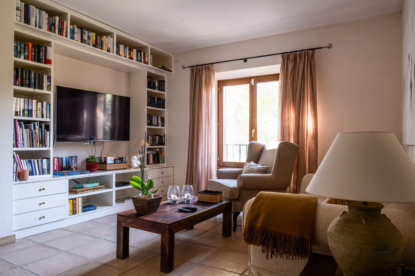 Living room at Villa Sineu Vista