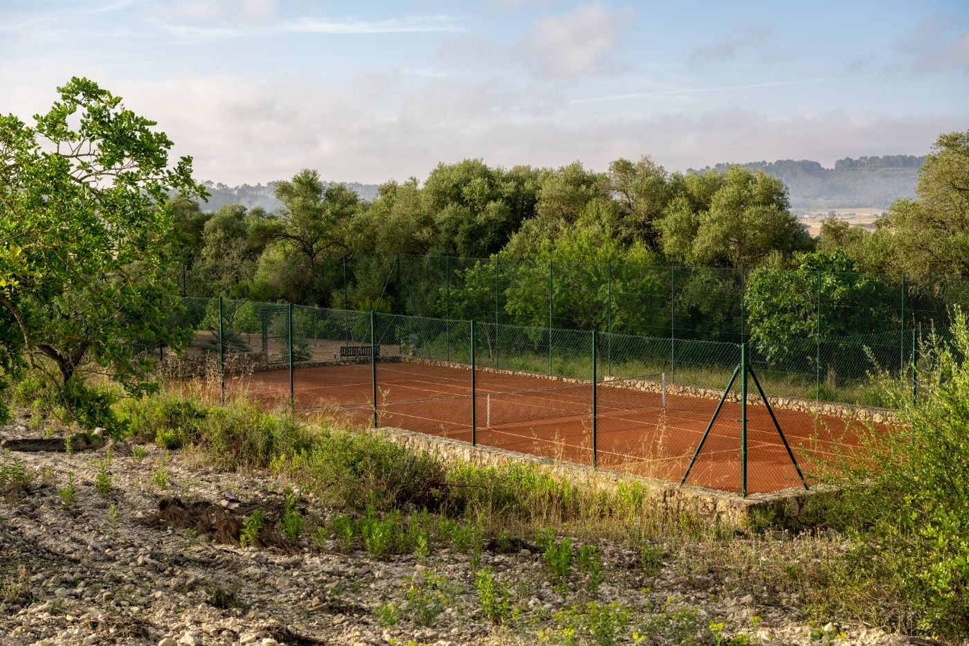 Tennis court at Villa Sineu Vista