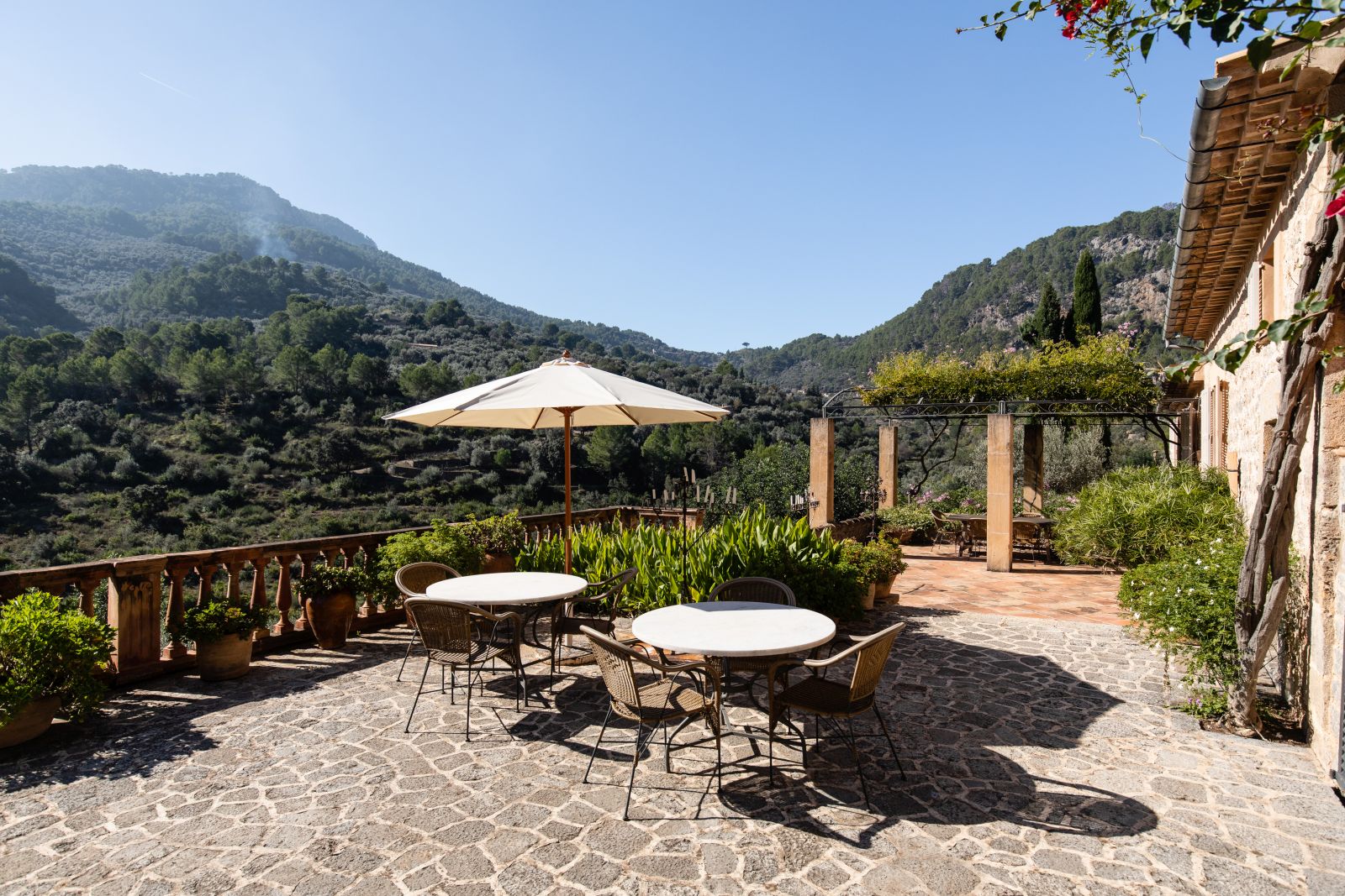 a view of the terrace