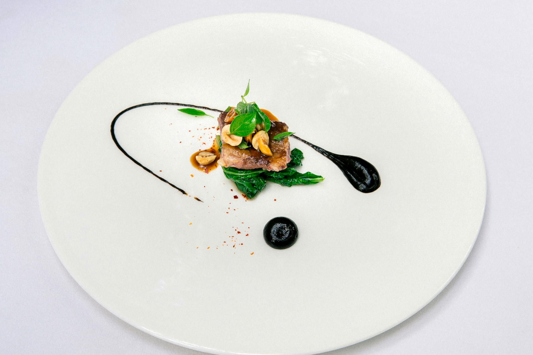 A Michelin starred dish