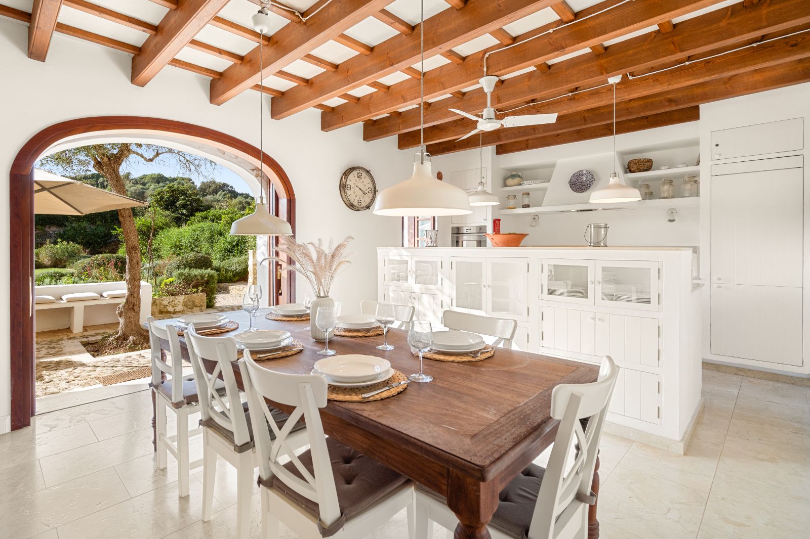 Kitchen at Alaior Gardens in Menorca