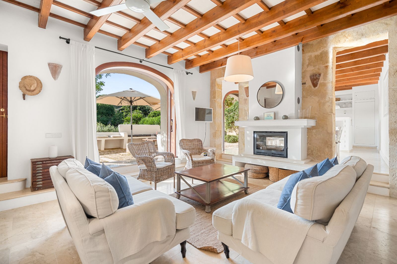 Living Room at Alaior Gardens in Menorca