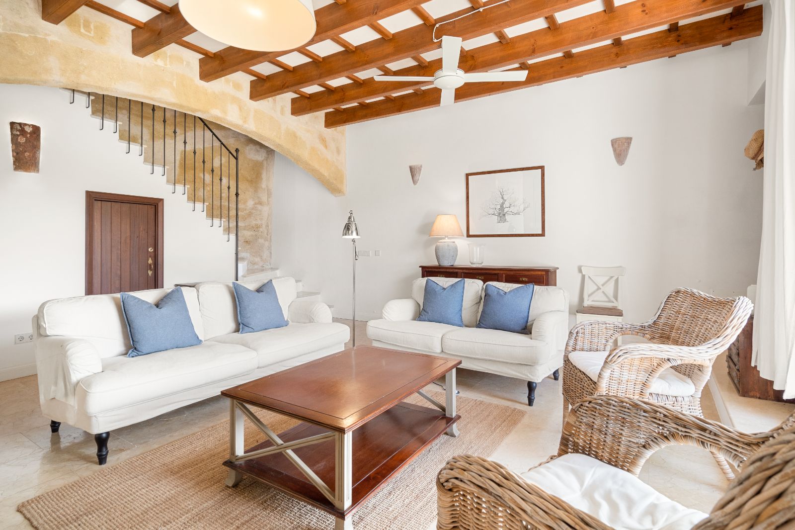 Sitting Room at Alaior Gardens in Menorca