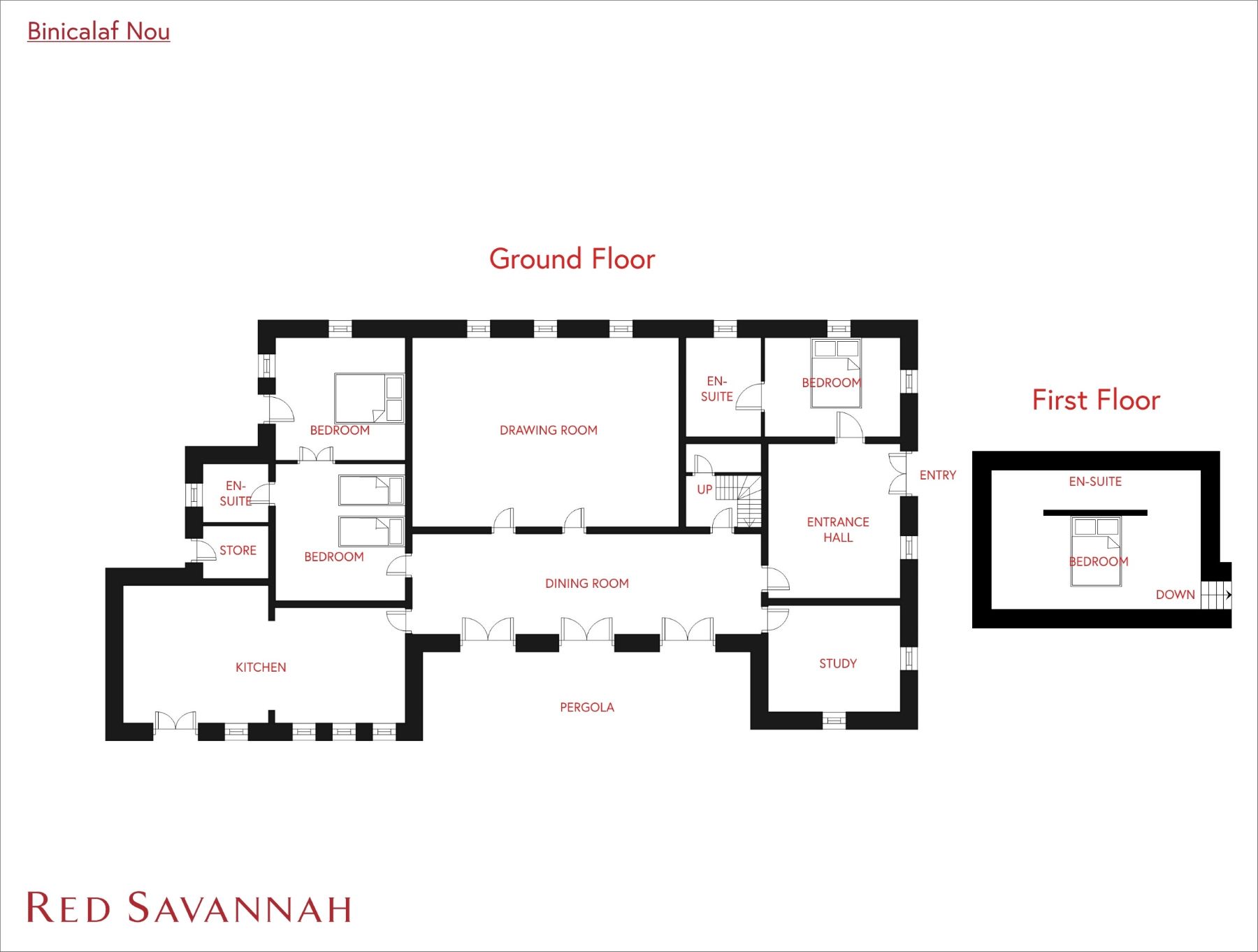 Ground floor plan for Binicalaf revised
