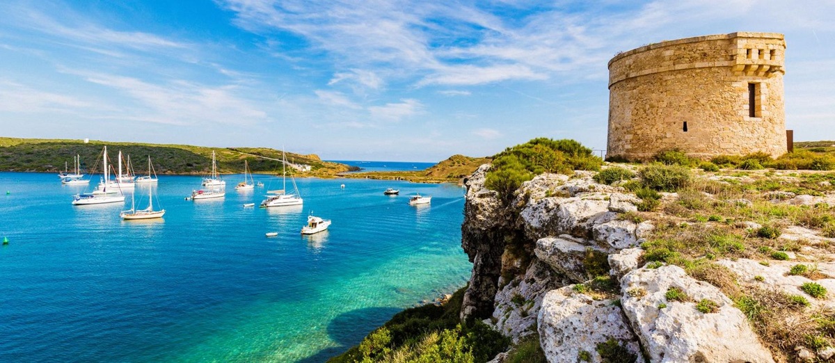 La Mola fortress overlooking the Mahon Harbour
