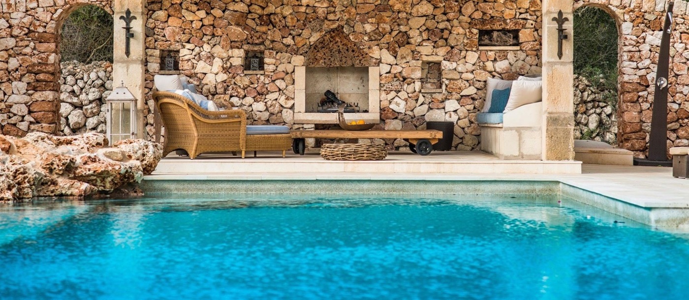 Swimming pool of Villa Eulalia, Menorca
