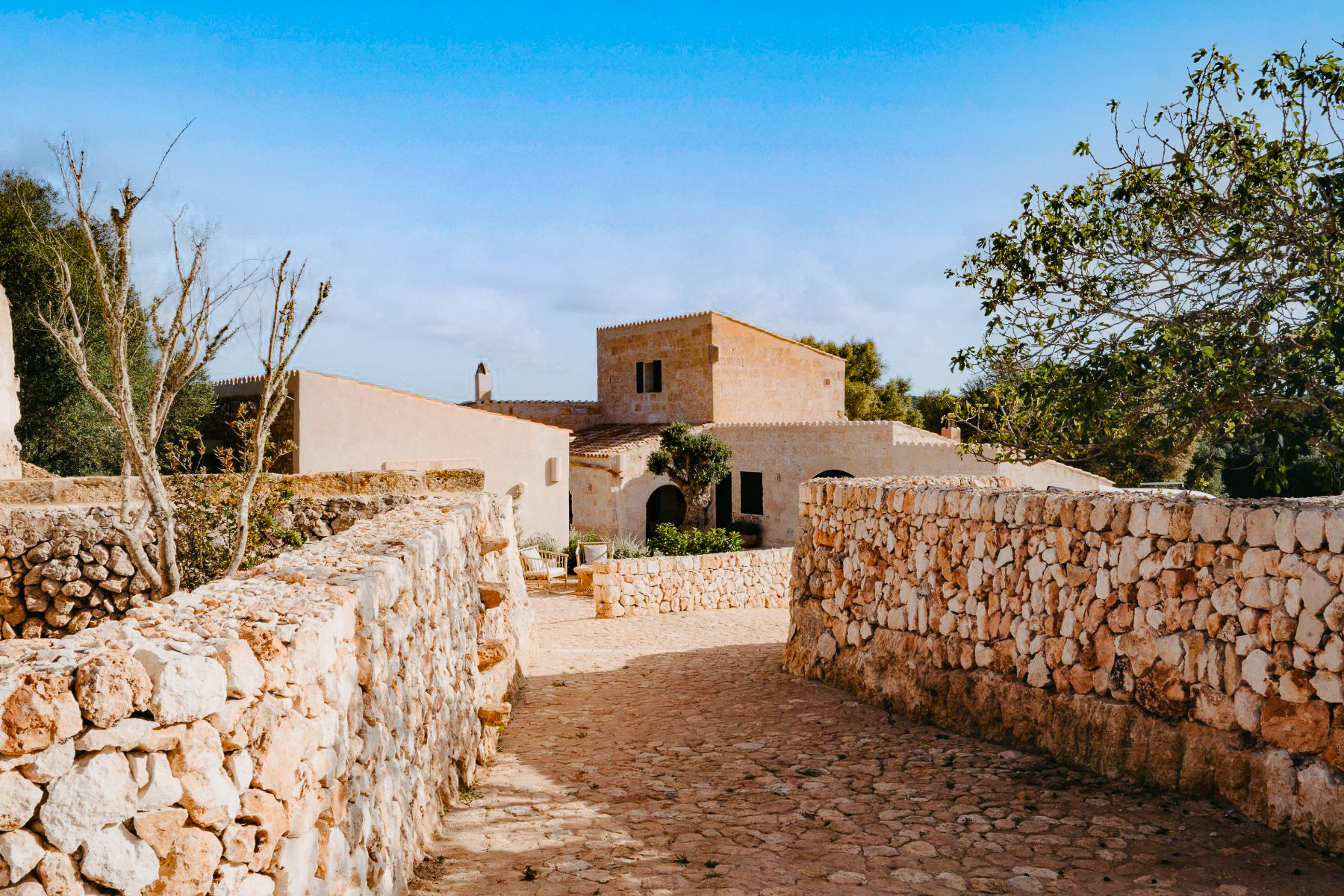 Exterior view of Villa Solana in Menorca