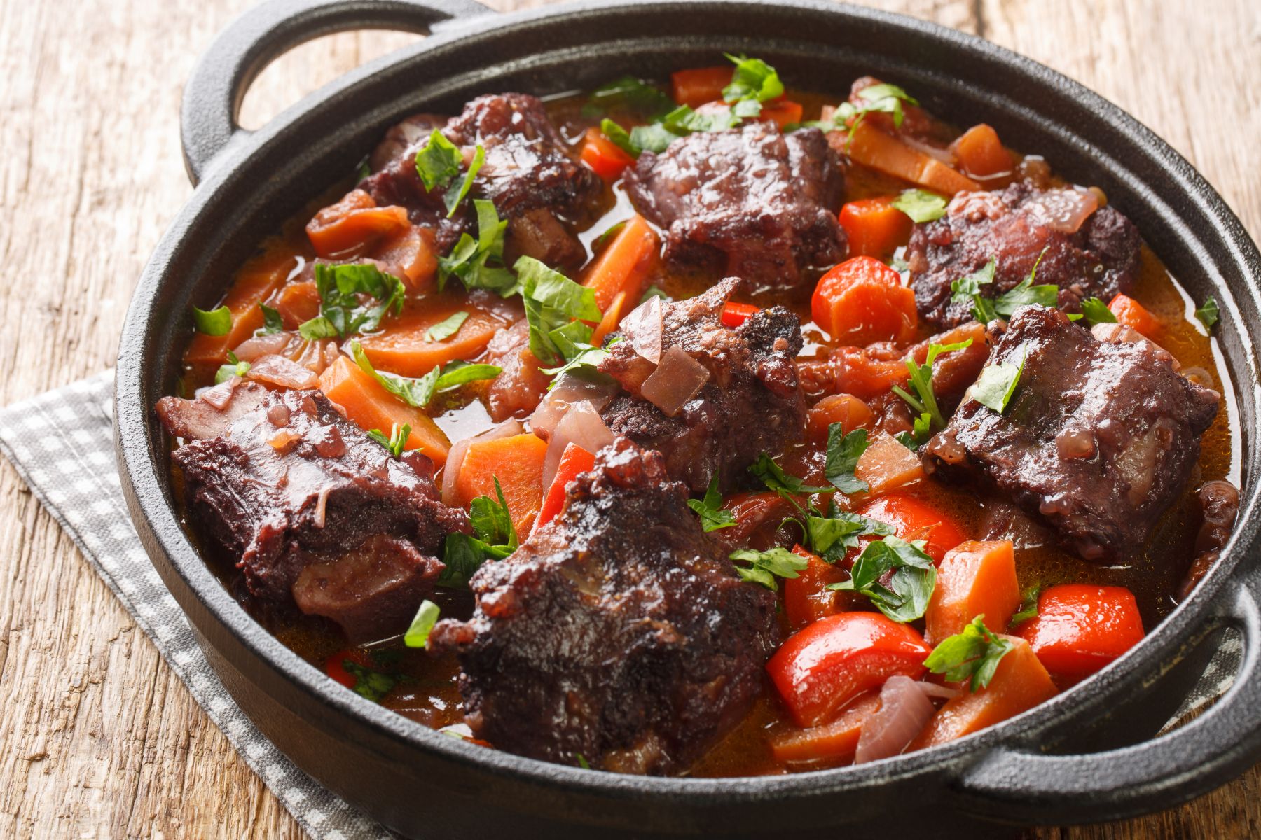 Rabo de toro, an oxtail stew typical of Andalucia