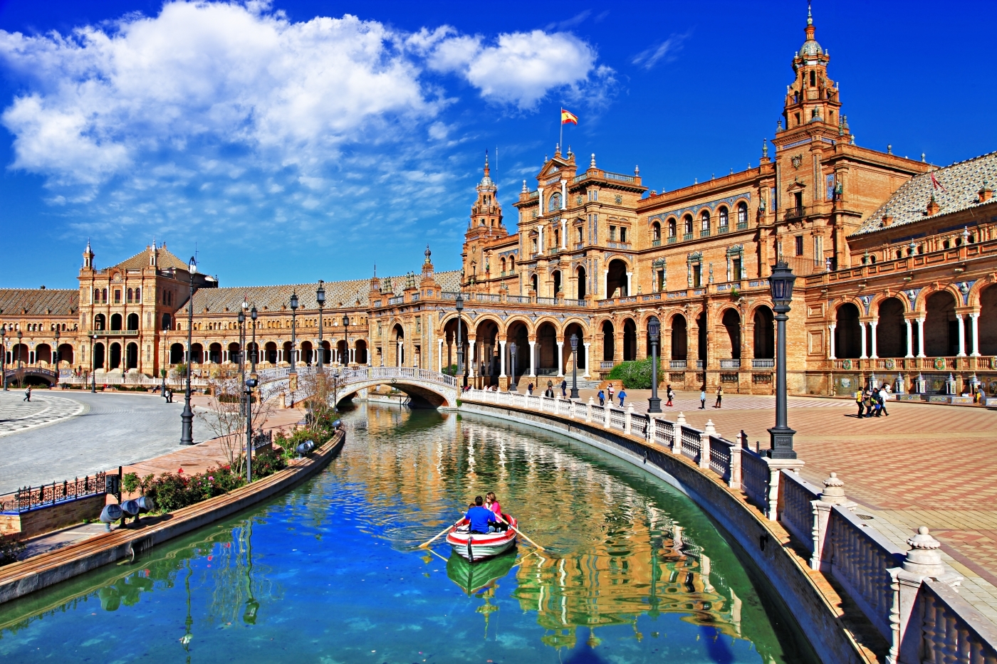 Plaza de Espana in Seville, Spain