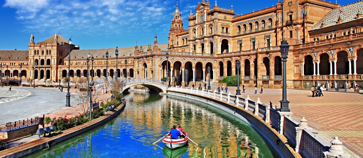 Plaza de Espana in Seville, Spain