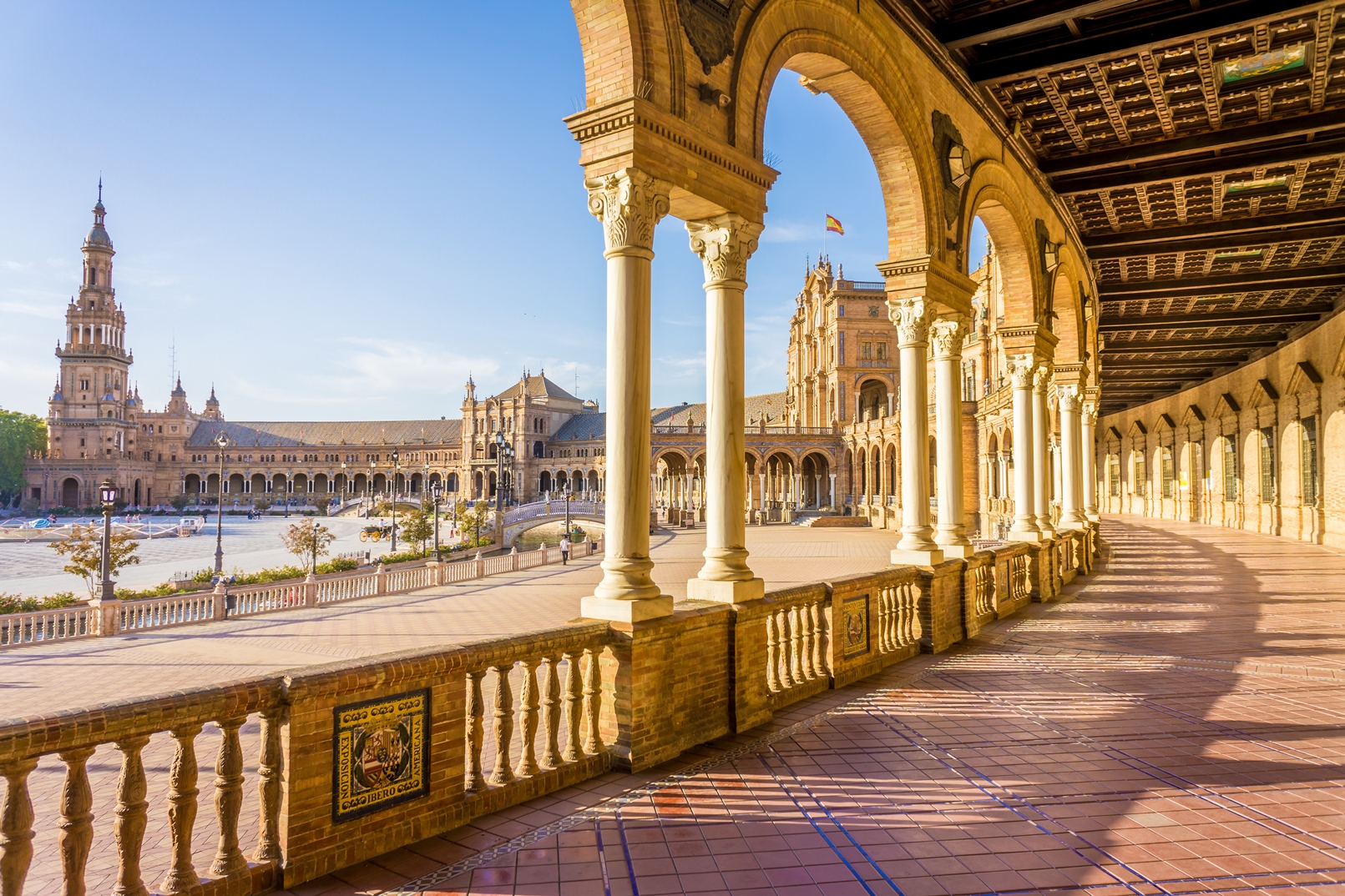 Plaza de Espana in Seville, Spain