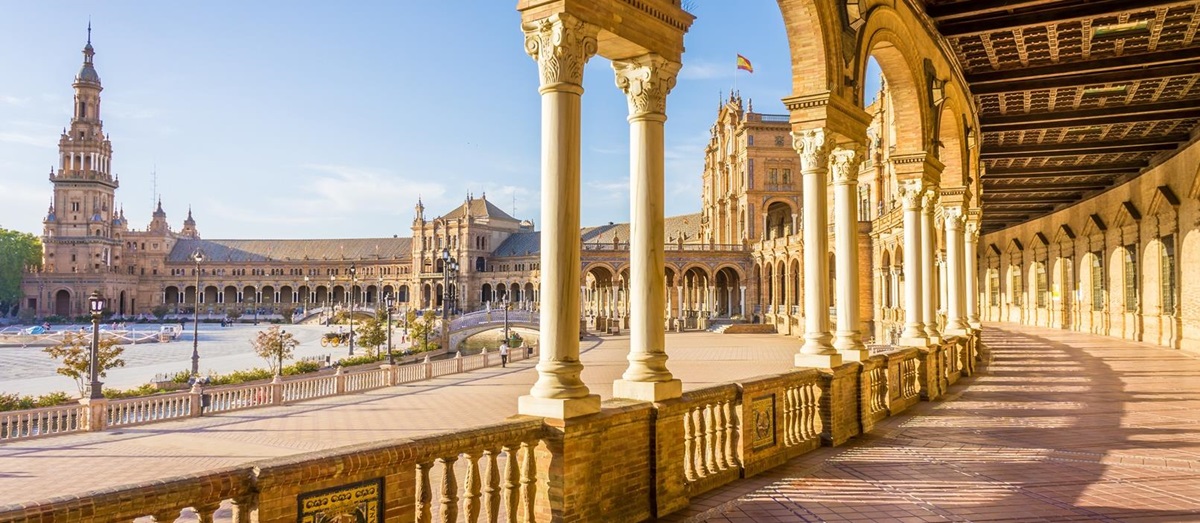 Plaza de Espana in Seville, Spain