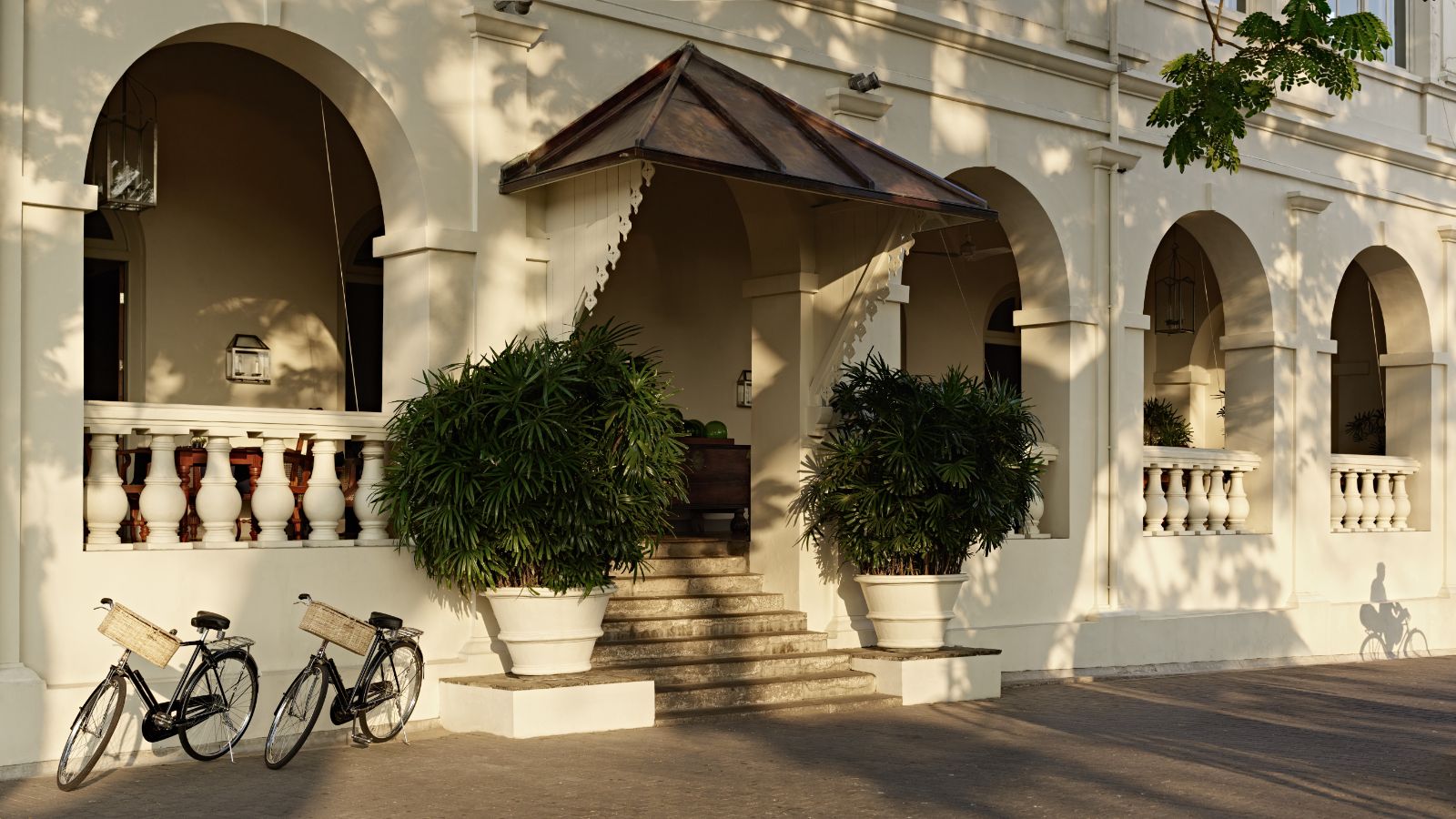 Exterior view of Amangalla in Galle, Sri Lanka