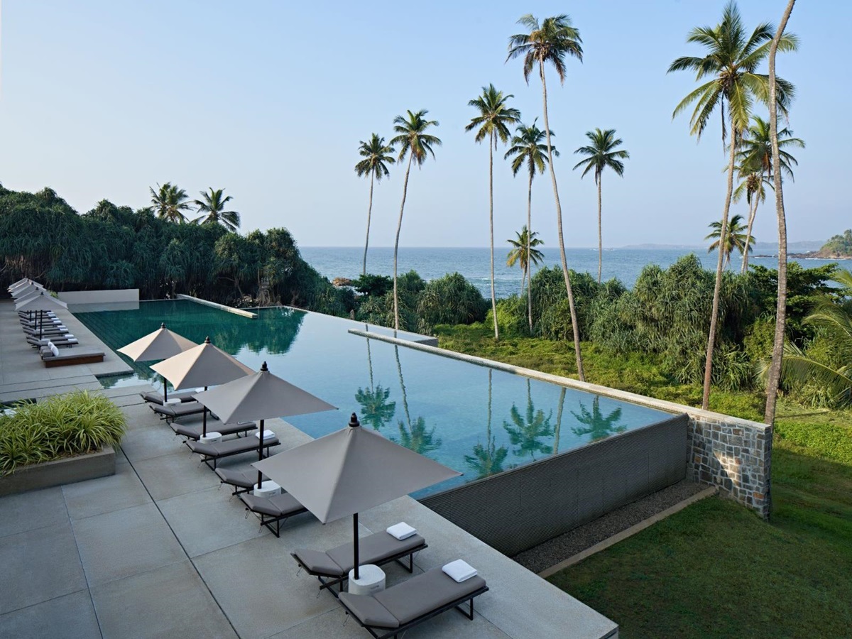 Pool at Amanwella in Sri Lanka's southern province