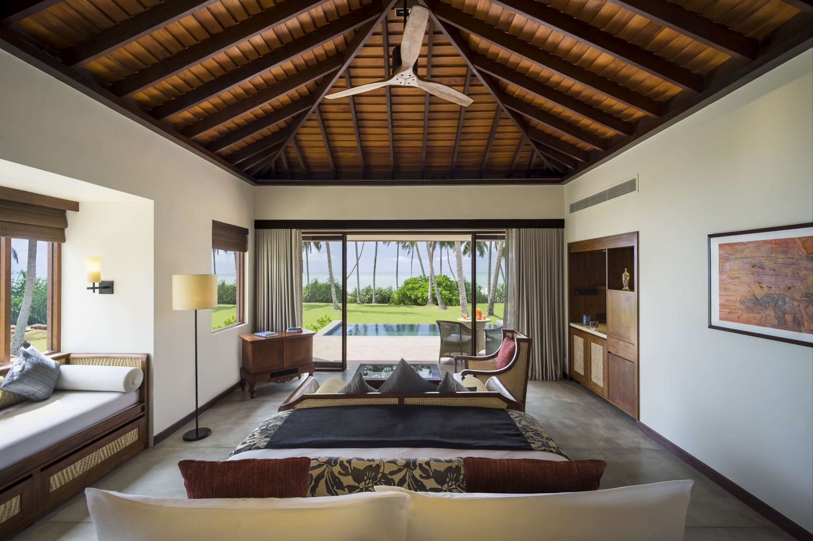 Villa interior at the Anantara Peace Haven Tangalle Resort