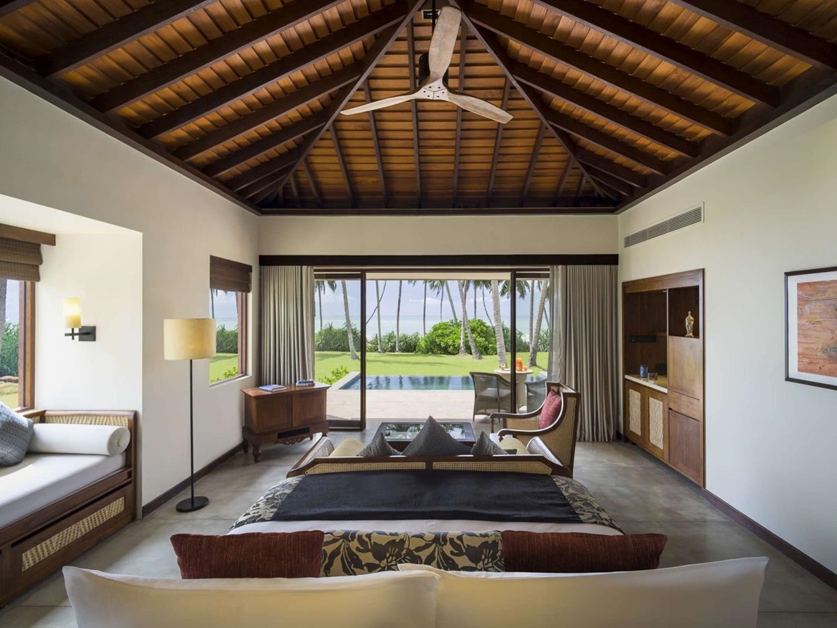 Villa interior at the Anantara Peace Haven Tangalle Resort