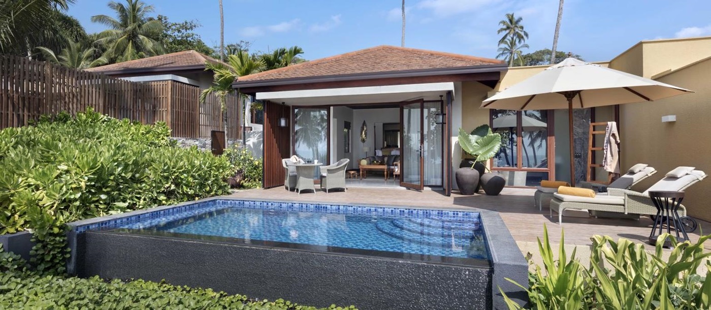 Beach pool villa at the Anantara Peace Haven Tangalle Resort Sri Lanka