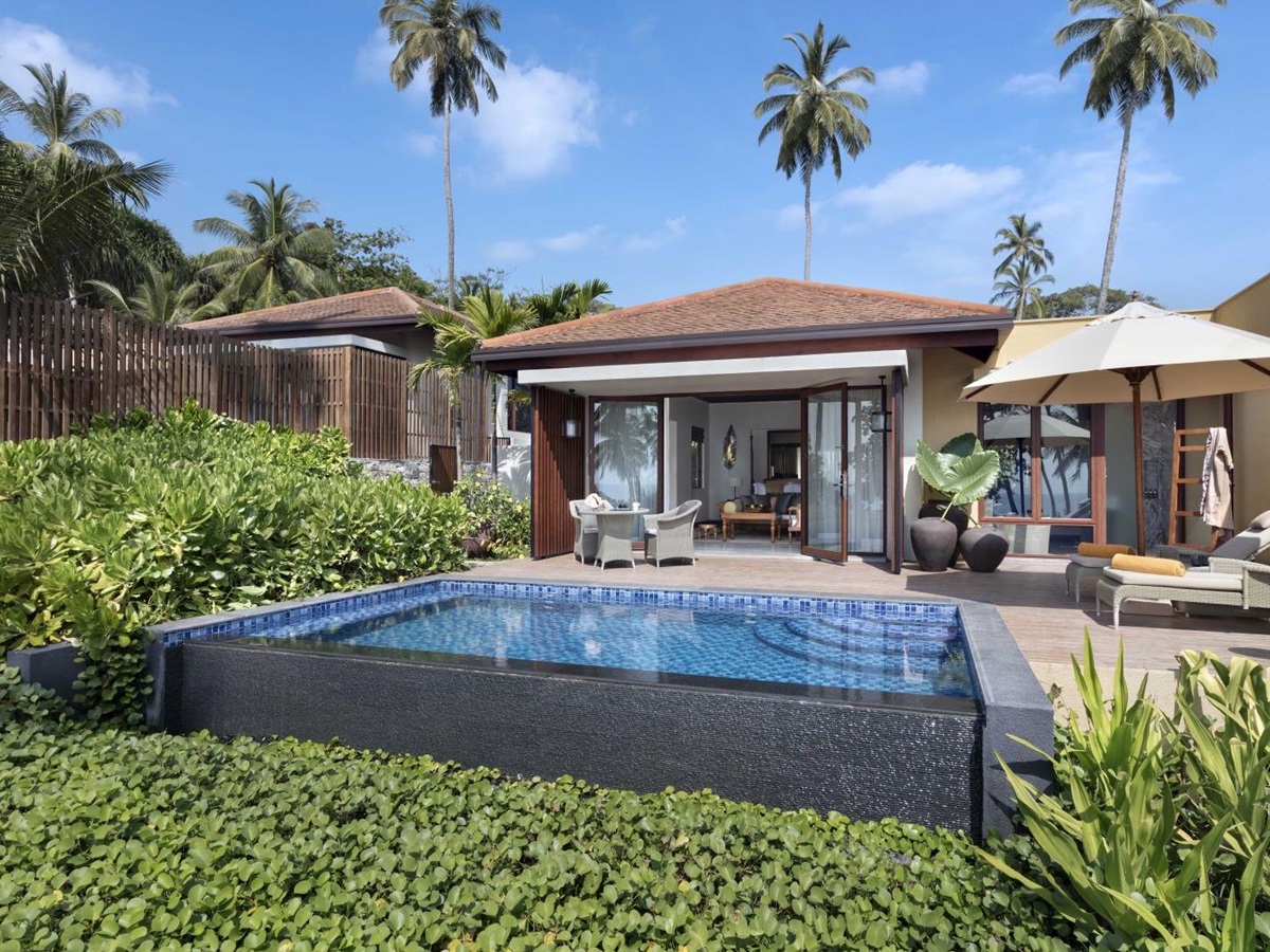Beach pool villa at the Anantara Peace Haven Tangalle Resort Sri Lanka