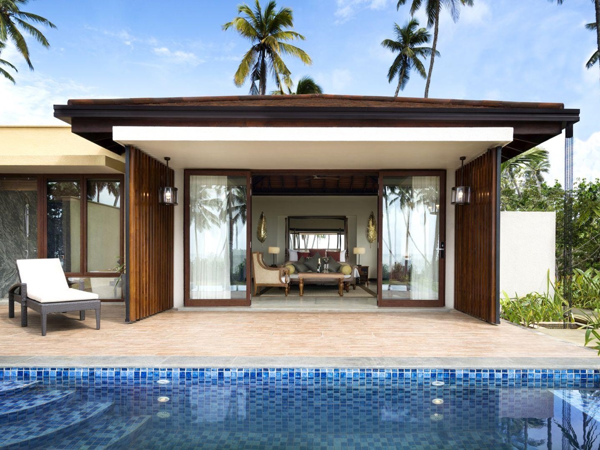 Beach villa with pool at Anantara Peace Haven Tangalle Resort Sri Lanka