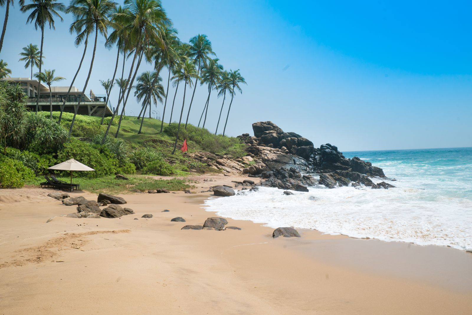 Beach near the Anantara Peace Haven Tangalle Resort Sri Lanka