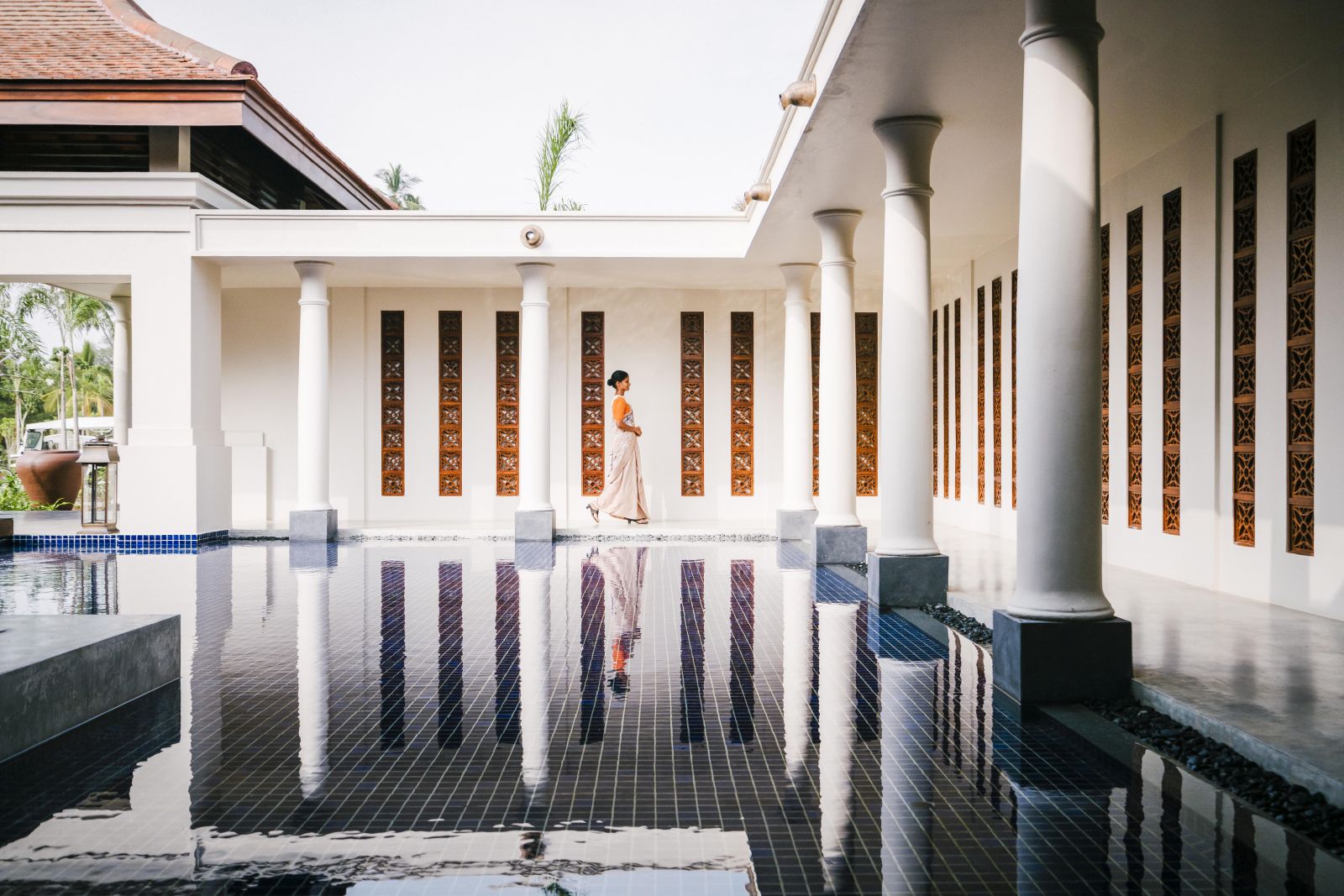Lobby of the Anantara Peace Haven Tangalle Resort Sri Lanka