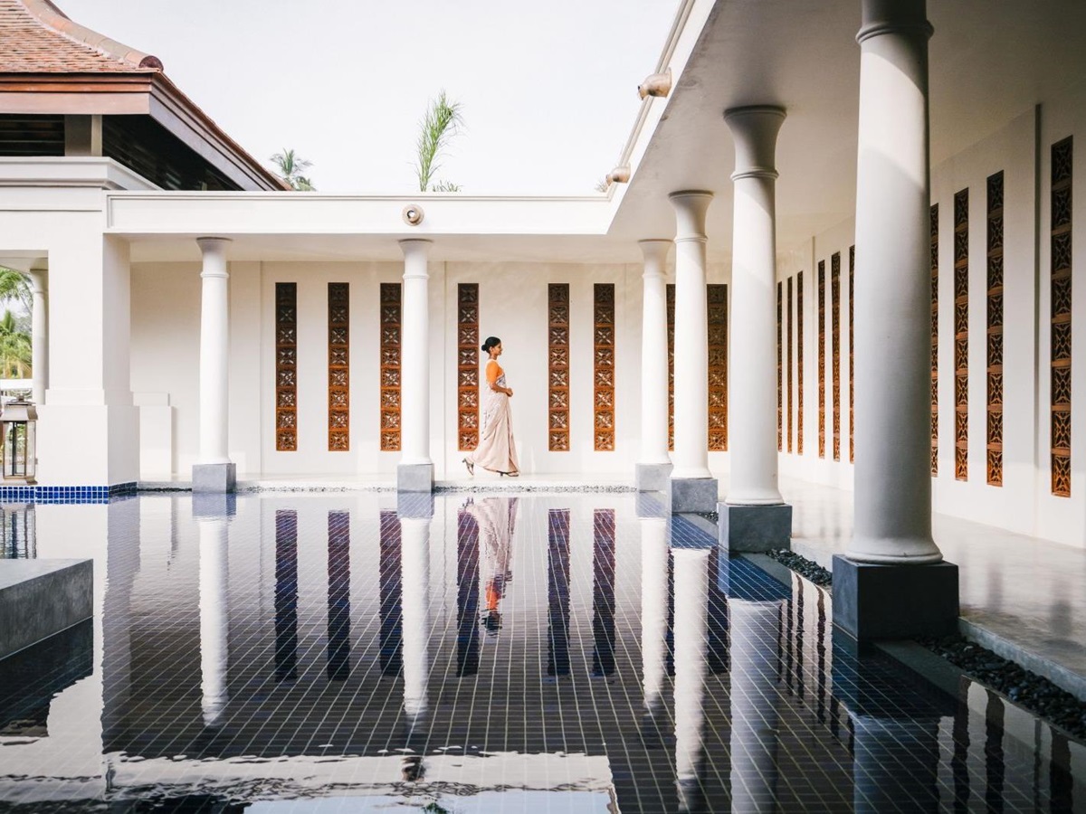 Lobby of the Anantara Peace Haven Tangalle Resort Sri Lanka