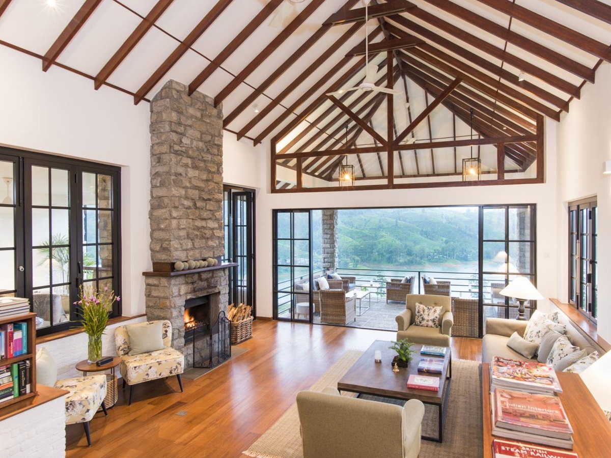 Lounge area at Camelia Hills hotel Sri Lanka