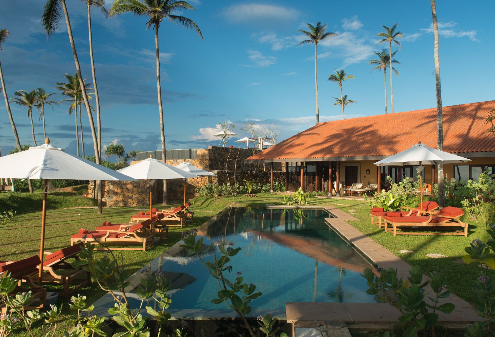 Grabd Ocean Villa exterior at Cape Weligama in Sri Lanka's southern province