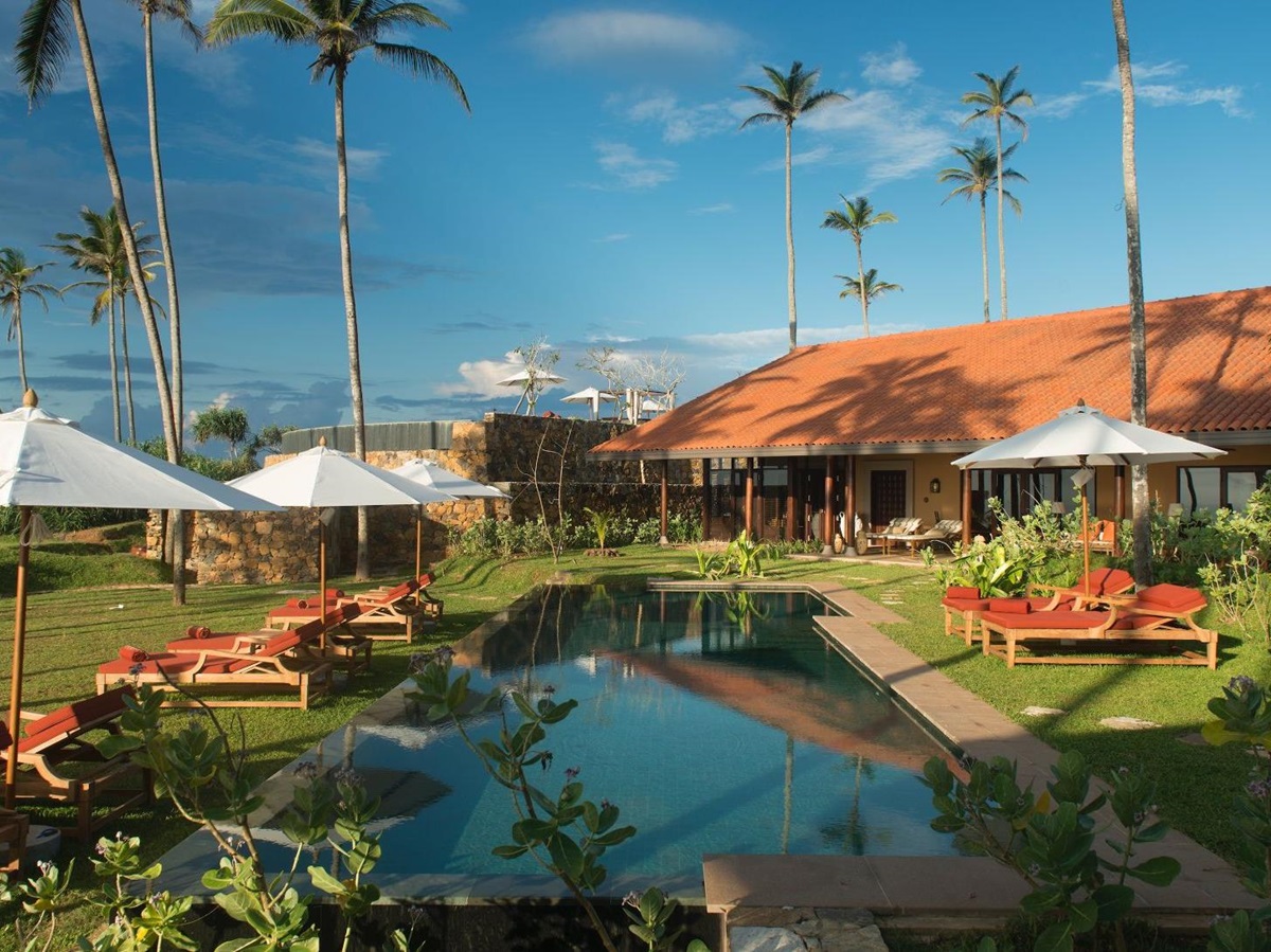 Grabd Ocean Villa exterior at Cape Weligama in Sri Lanka's southern province
