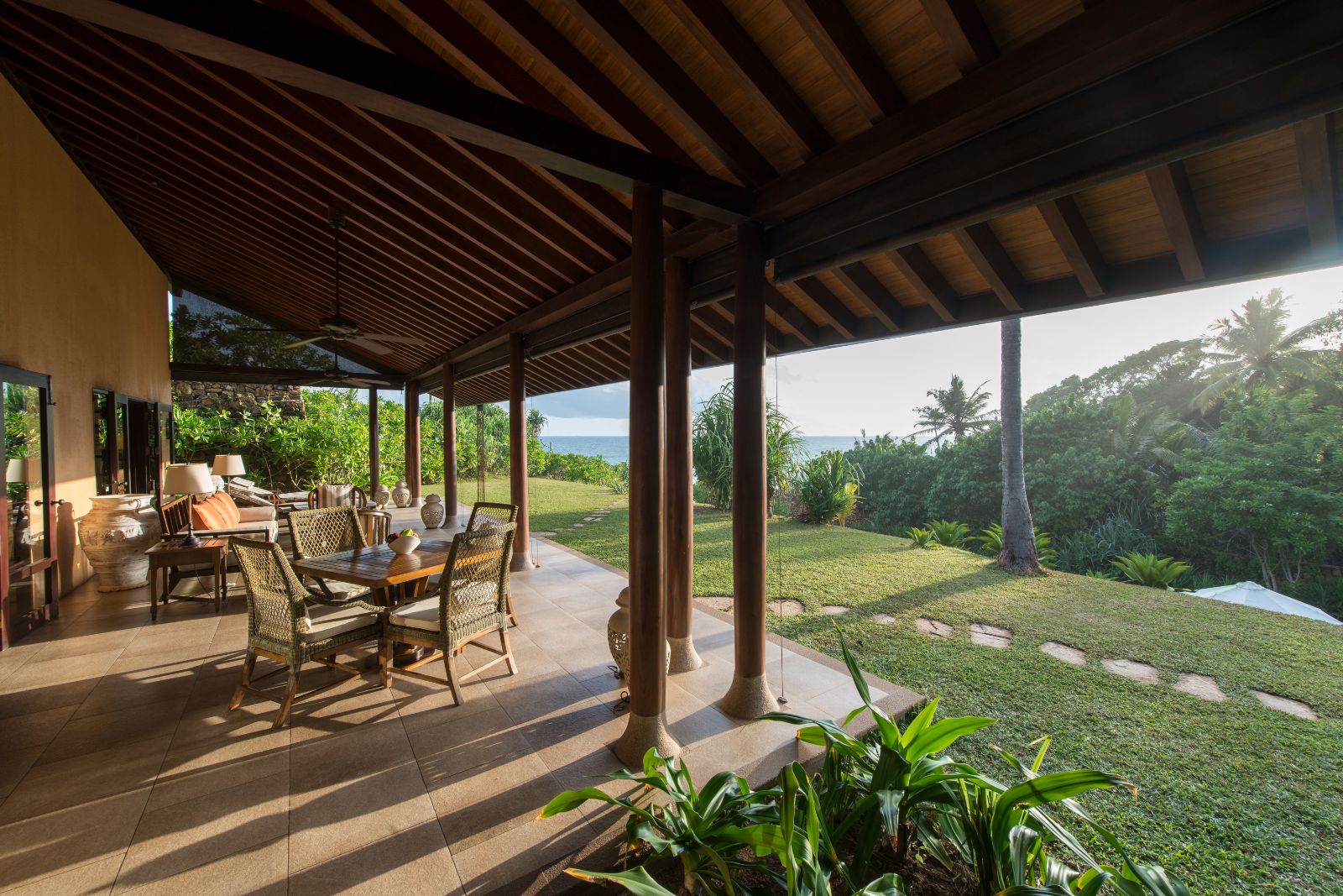 Grand ocean villa at Cape Weligama in Sri Lanka's southern province