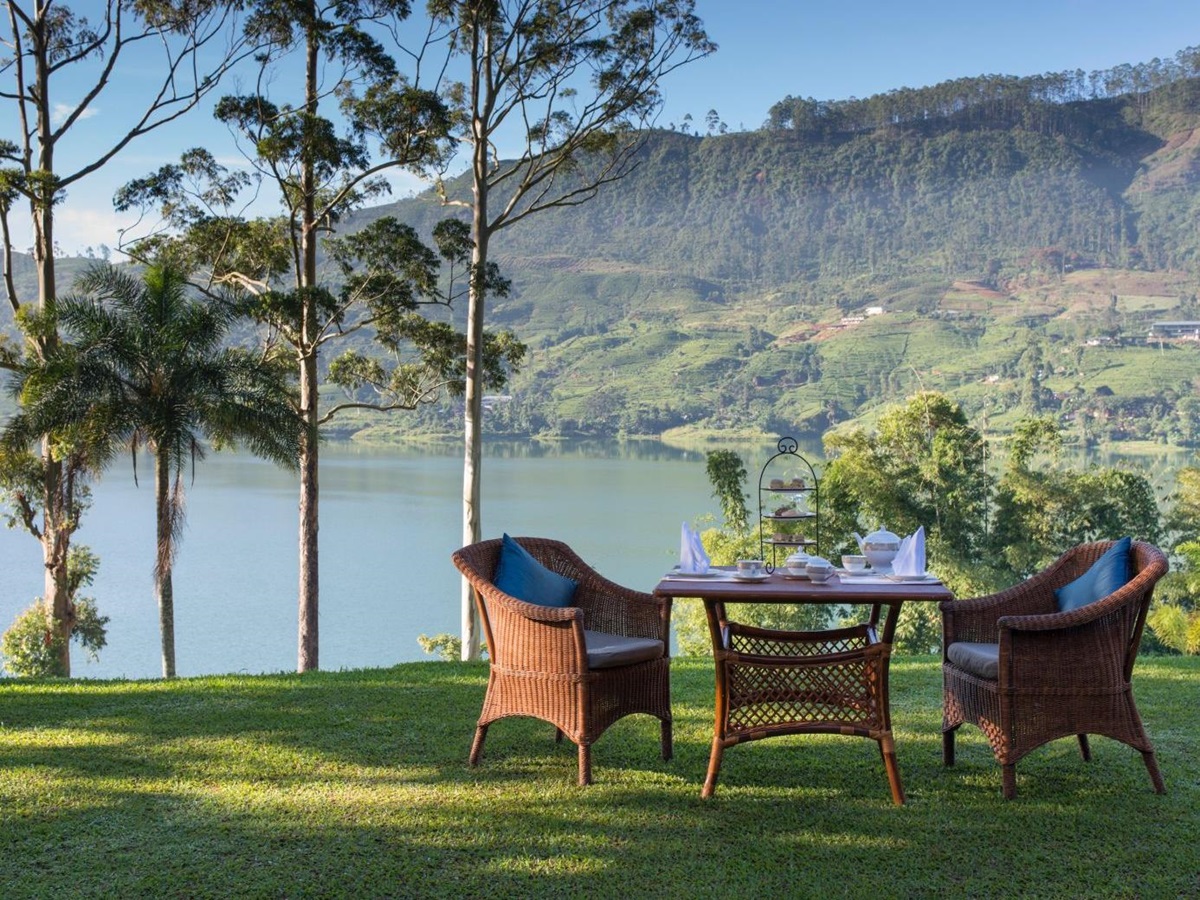 The gardens of Ceylon Tea Trails Sri Lanka