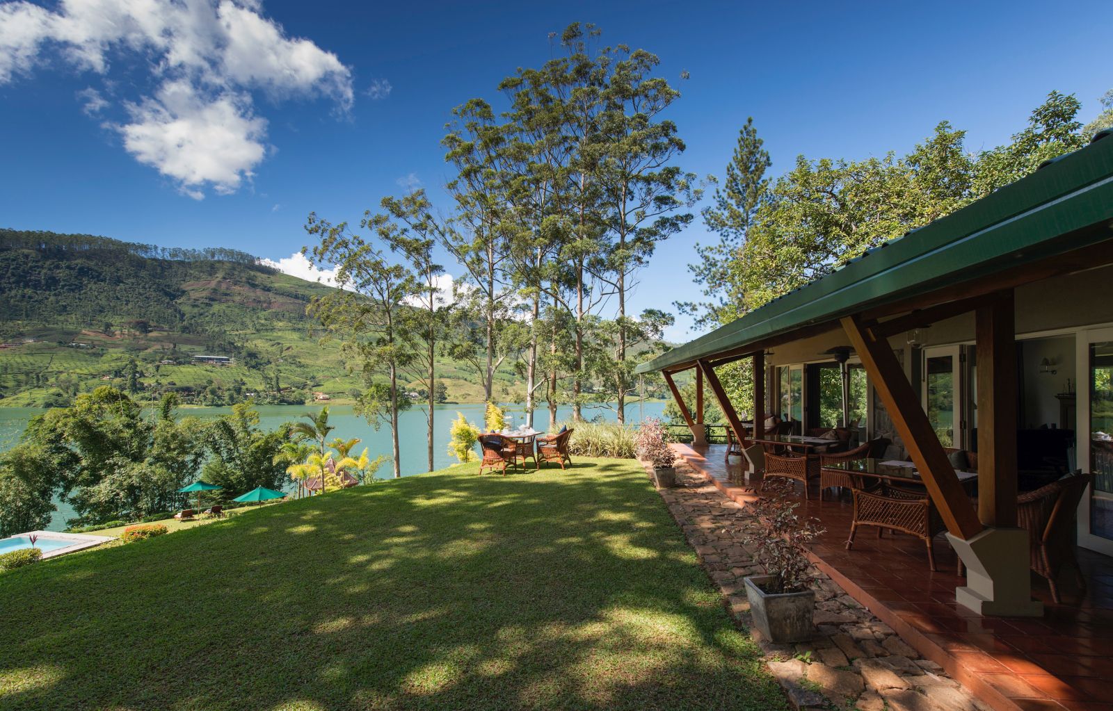Bungalow gardens at Ceylon Tea Trails in Sri Lanka