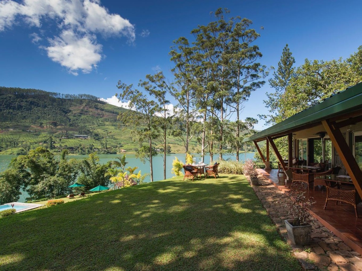 Bungalow gardens at Ceylon Tea Trails in Sri Lanka