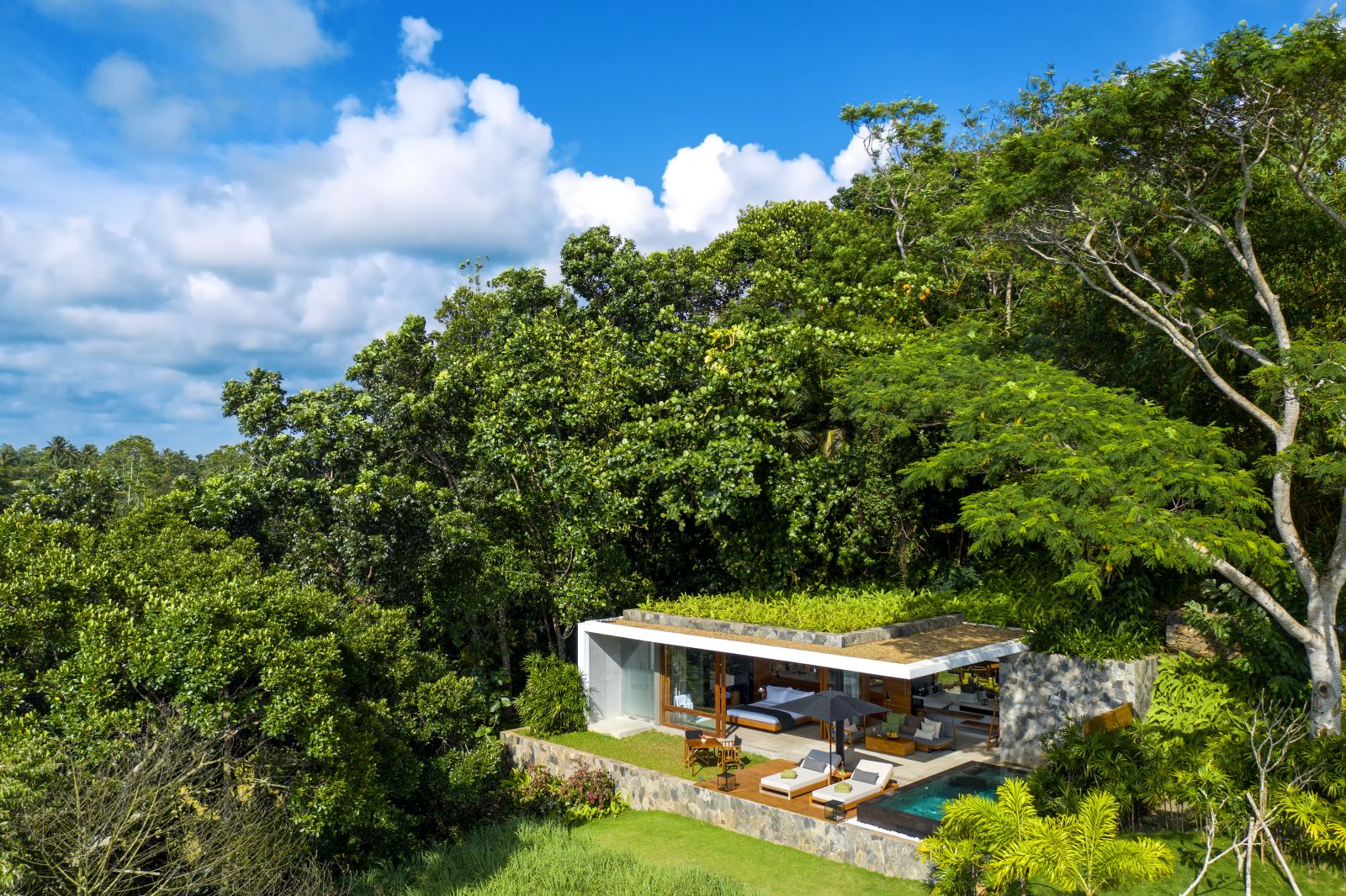Contemporary villa at Haritha Villas Sri Lanka