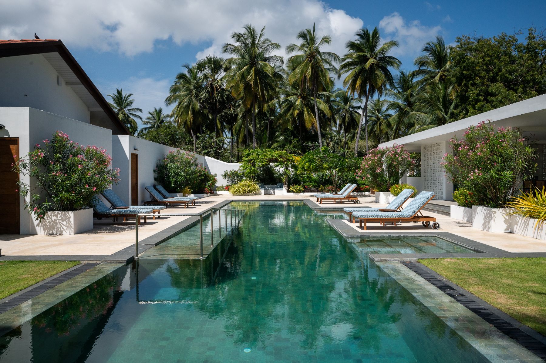 Swimming pool at Kalkudah Beach House in Sri Lanka