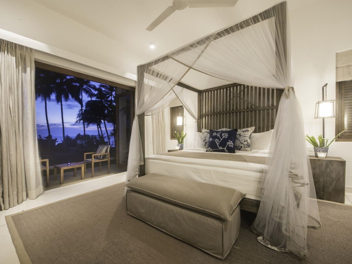 ocean view guest suite at Kumu Beach on the south coast of Sri Lanka