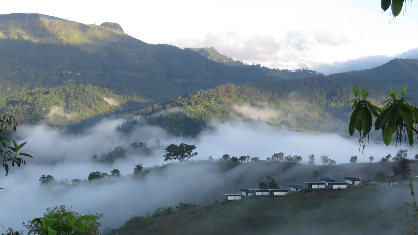 Mist over the hills at Santani Wellness Resort Sri Lanka
