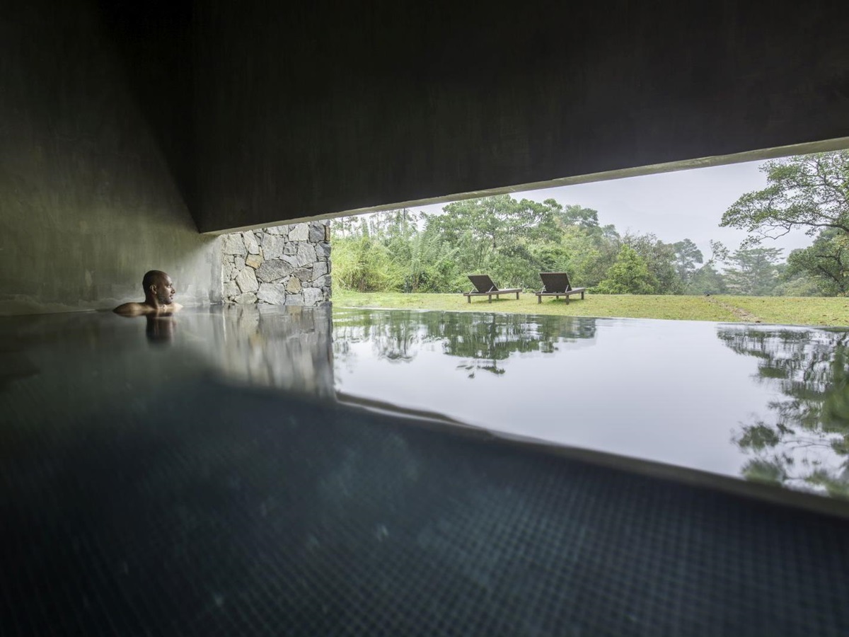 Spa pool at Santani Wellness Resort Sri Lanka