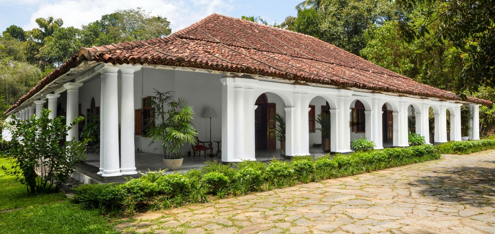 Exterior of The kandy house in Sri Lanka