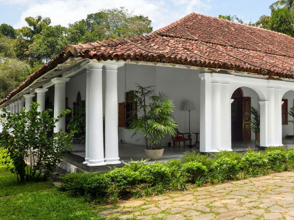 Exterior of The kandy house in Sri Lanka