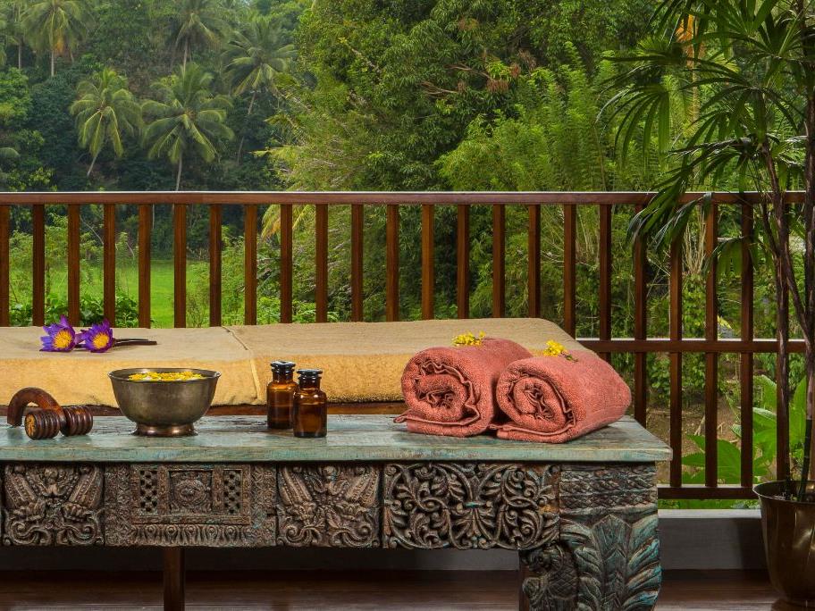 Spa bed at The kandy house in Sri Lanka