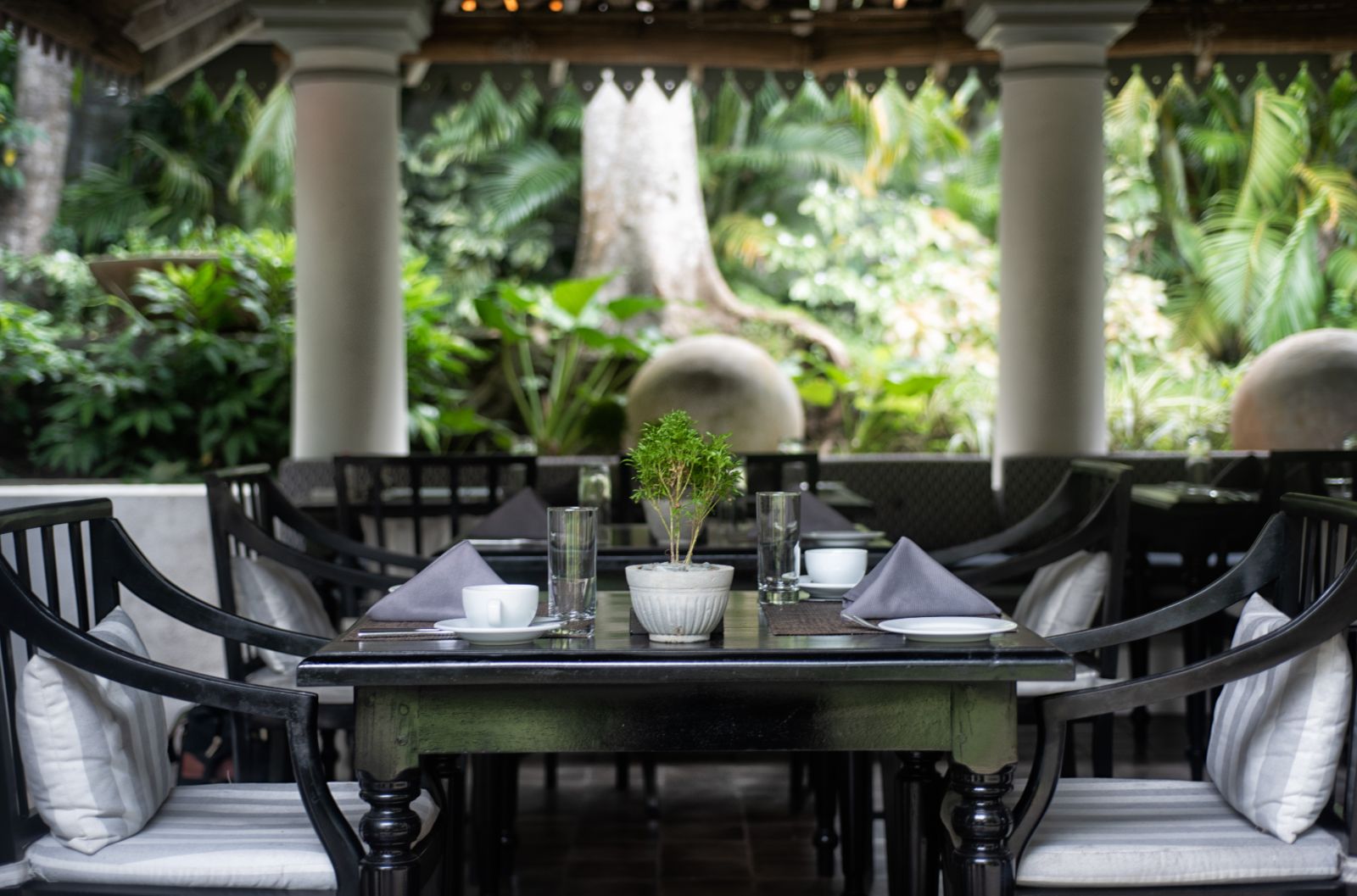 Restaurant at The Wallawwa in Sri Lanka