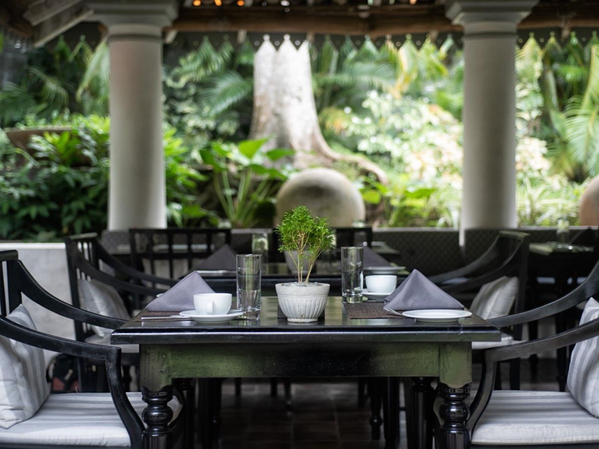 Restaurant at The Wallawwa in Sri Lanka