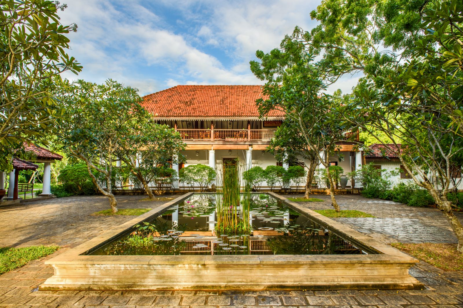 Exterior of Uga Ulagalla in the Anuradhapura region of Sri Lanka