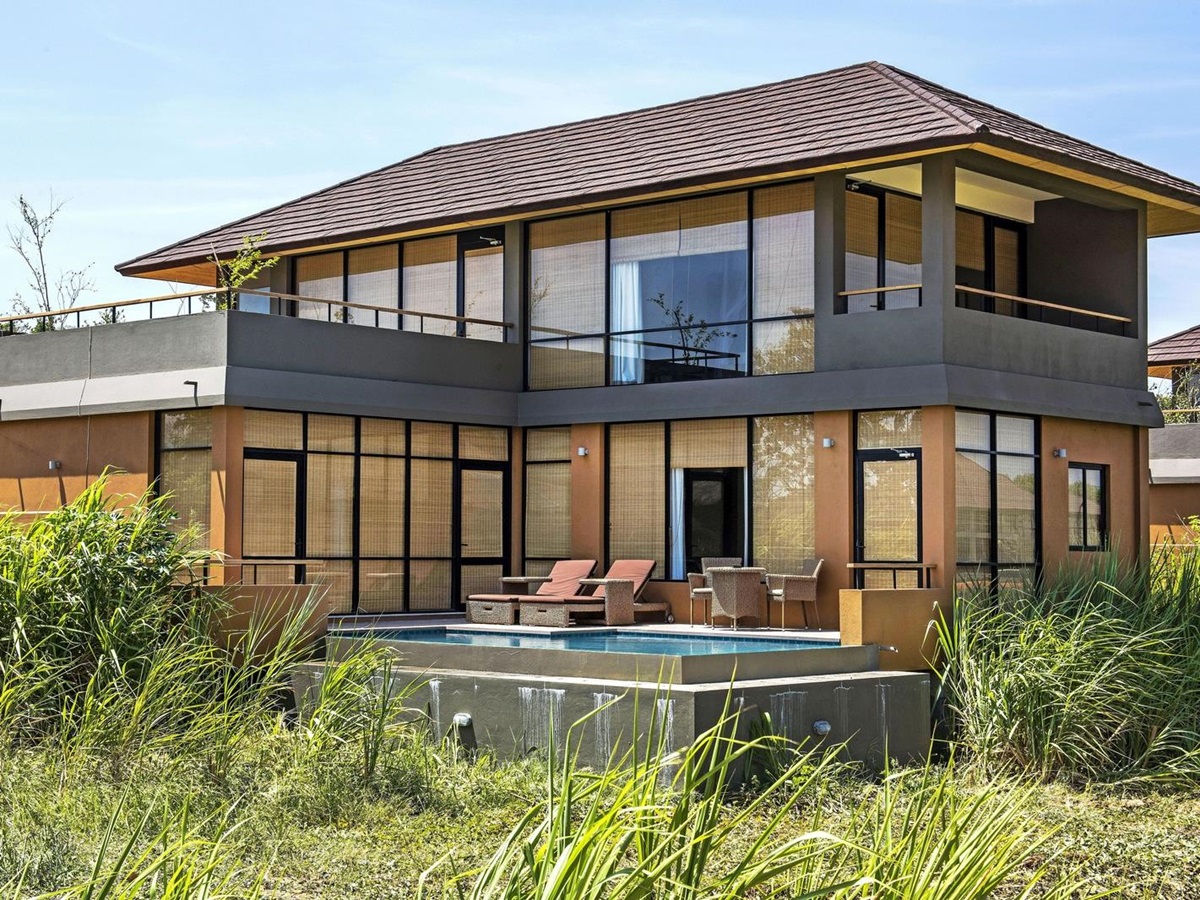 Duplex Villa exterior at Water Garden Sigiriya in Sri Lanka