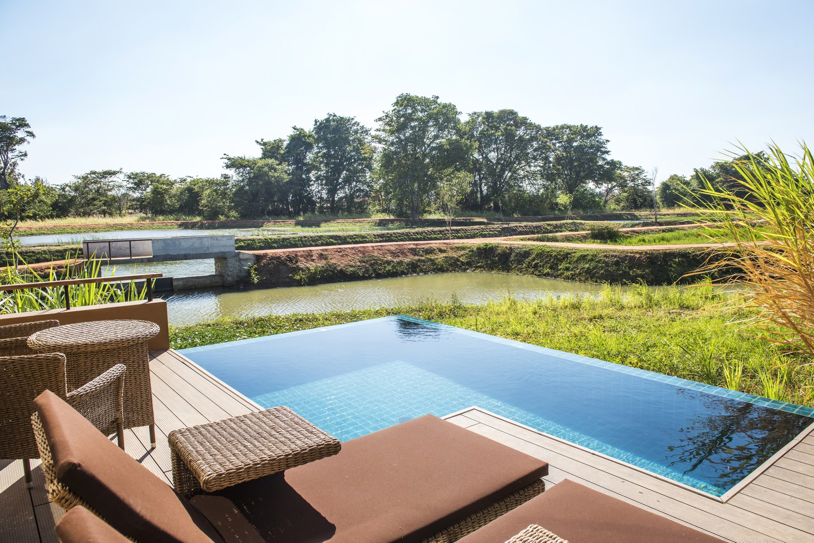 Duplex Villa pool at Water Garden Sigiriya in Sri Lanka