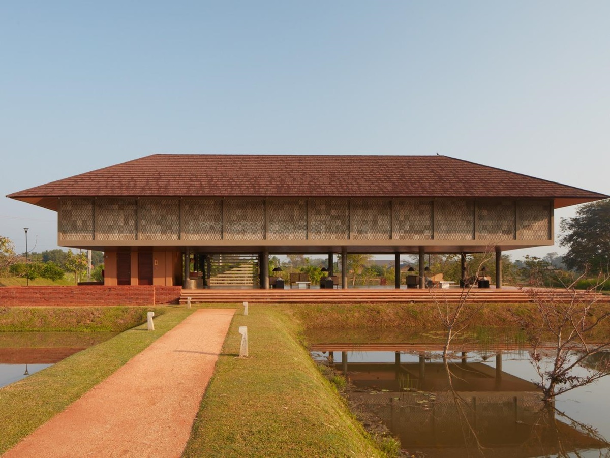 Exterior of Water Garden Sigiriya in Sri Lanka