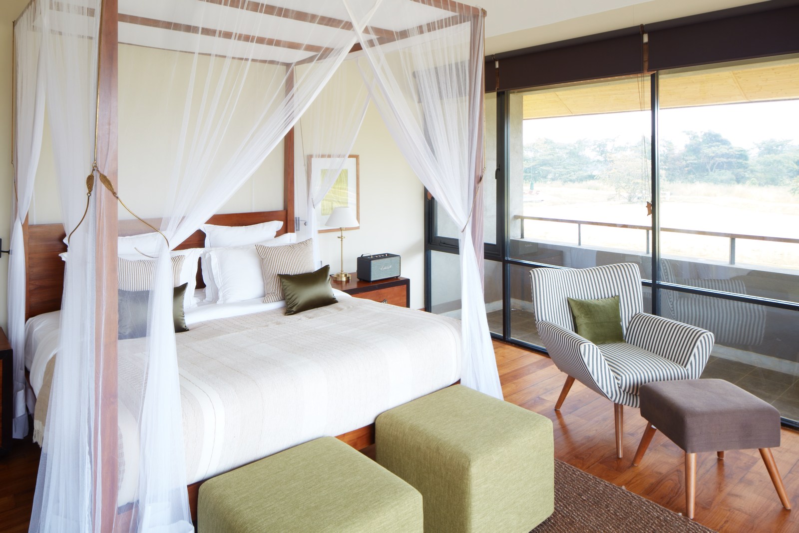 Deluxe villa interior at Water Garden Sigiriya in Sri Lanka
