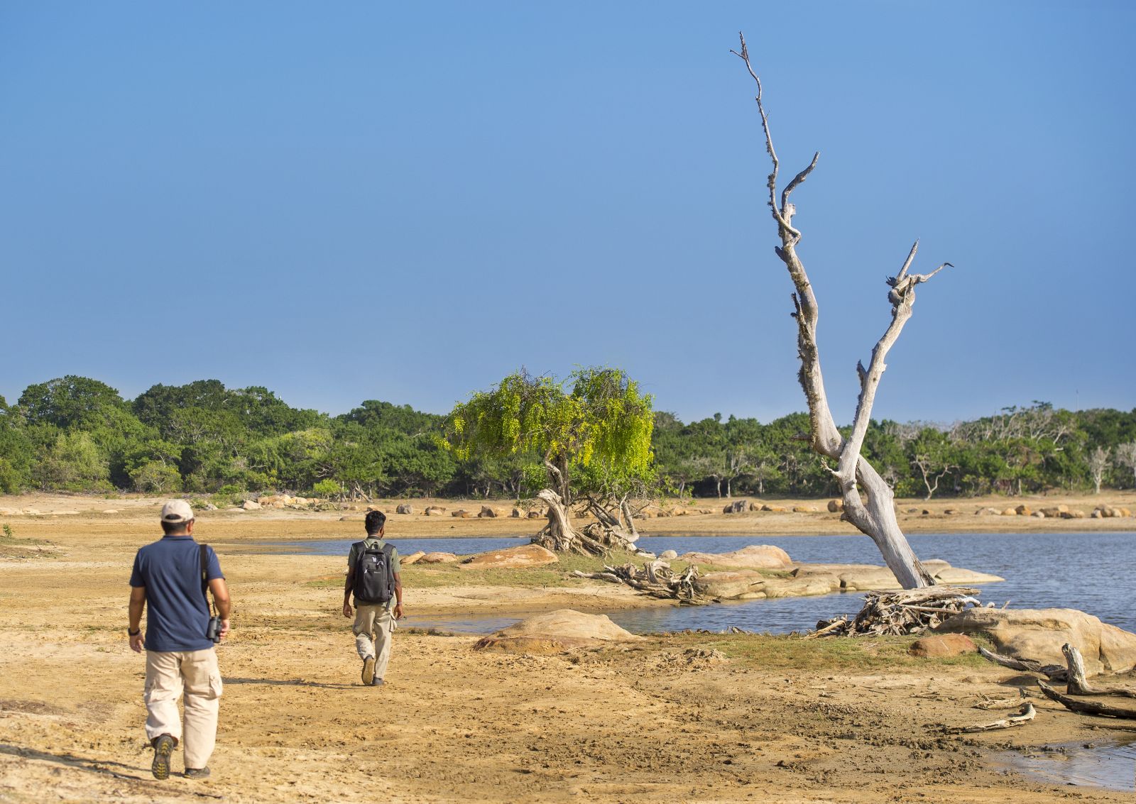 Guests on excursion in Yala from Wild Coast Tented Lodge Sri Lanka