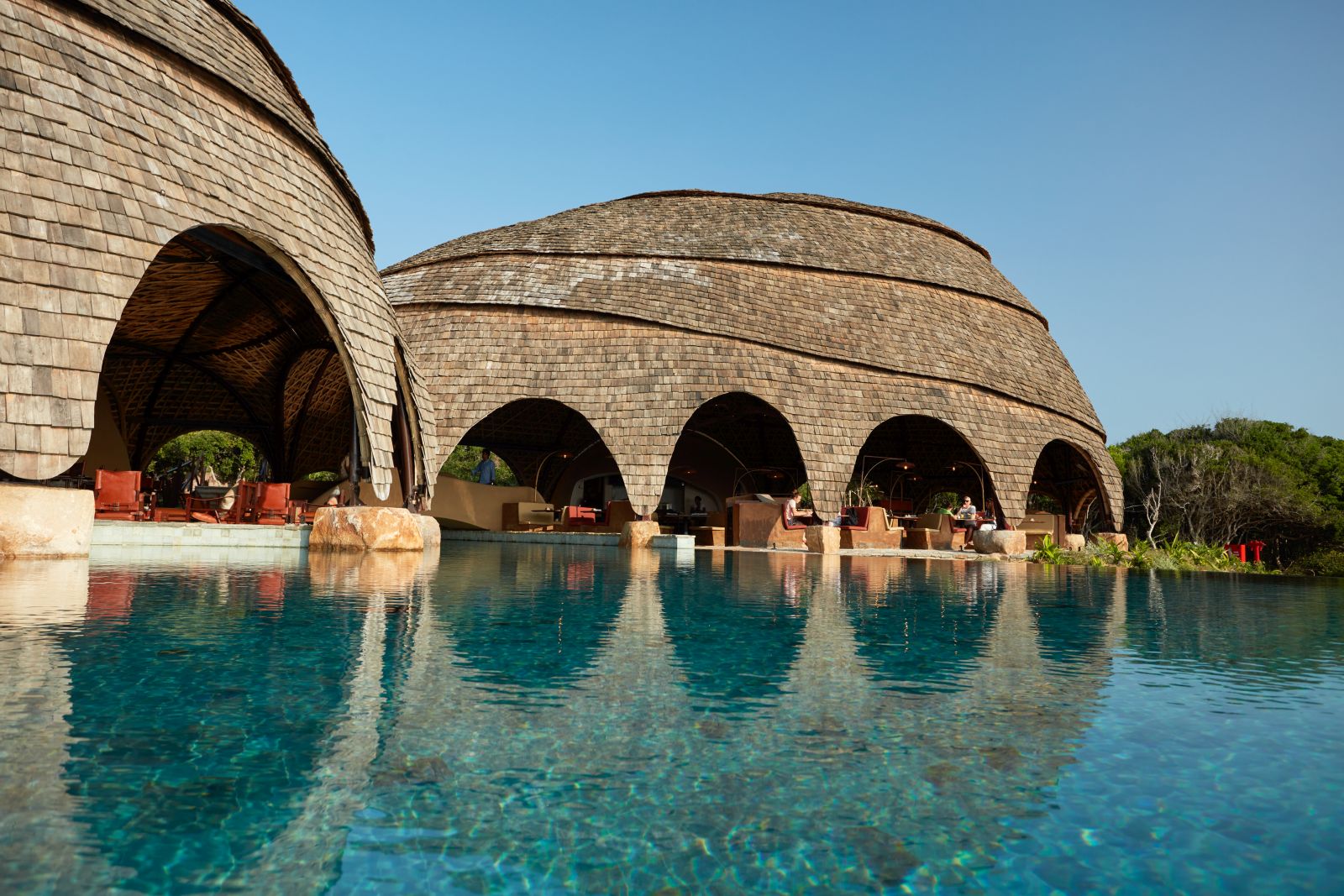 Swimming pool at Wild Coast Tented Lodge Sri Lanka